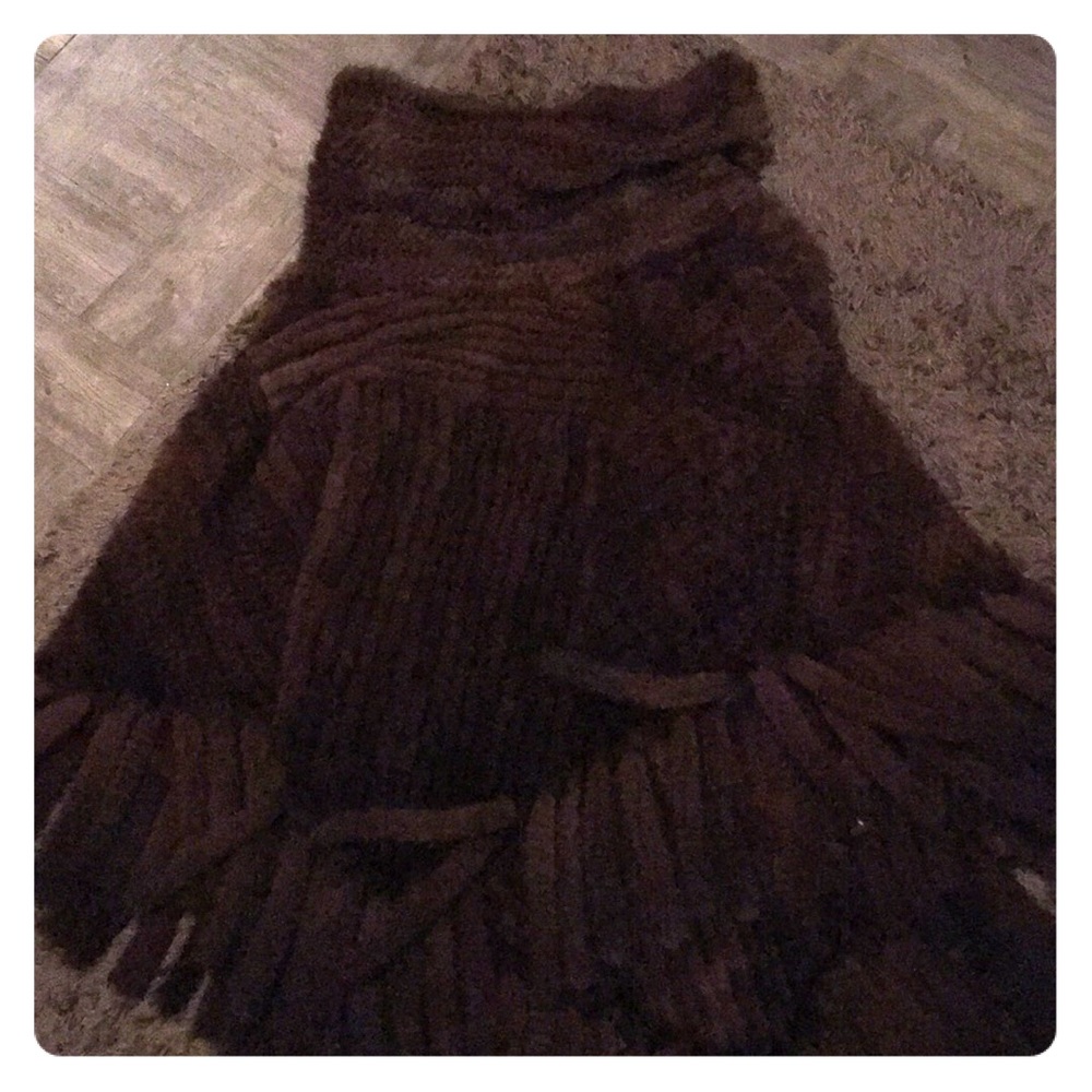 Mink Poncho